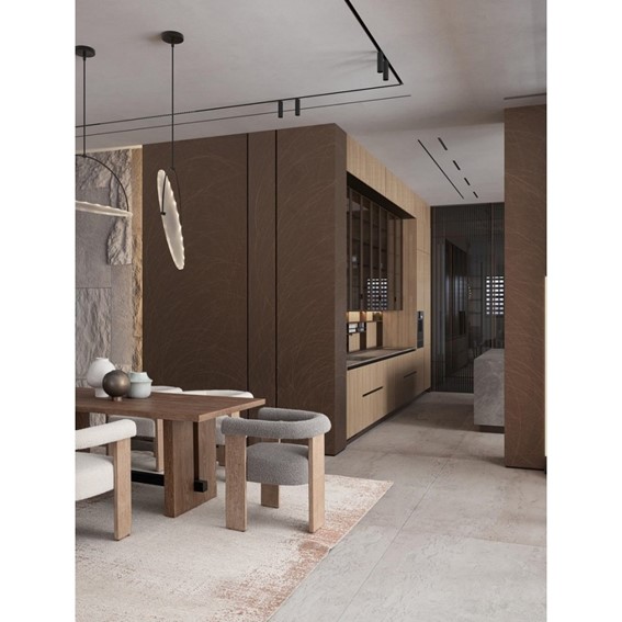 Krzesło AGAPE Beżowy/Szary