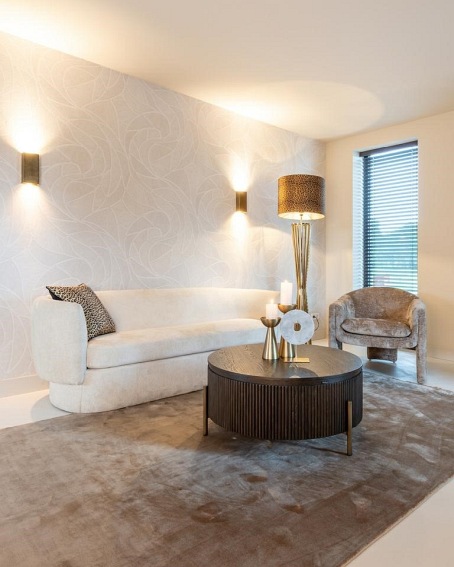 Stolik Kawowy LUXOR fi95 Naturalny