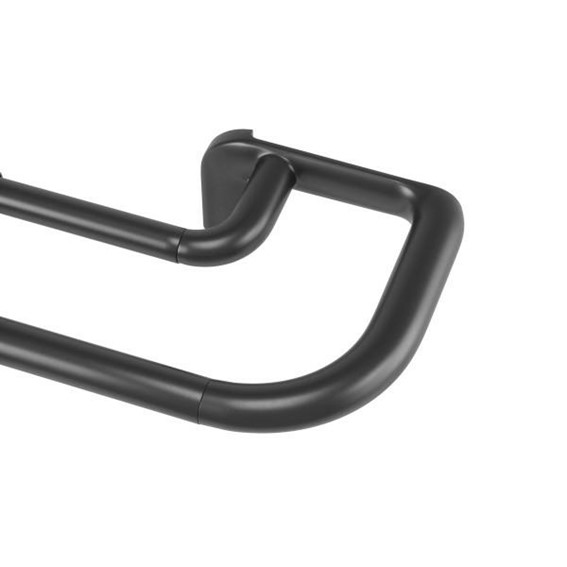 Karnisz TWILIGHT DOUBLE 168-365cm Czarny