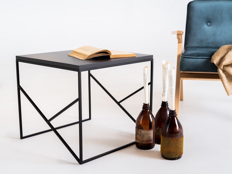 Fotel Vinc 66x69x74 Borówka Amerykańska/Naturalny