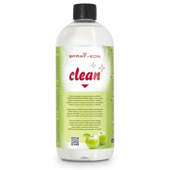 Zmywacz SPRAY-KON Clean 1L Jabłuszko