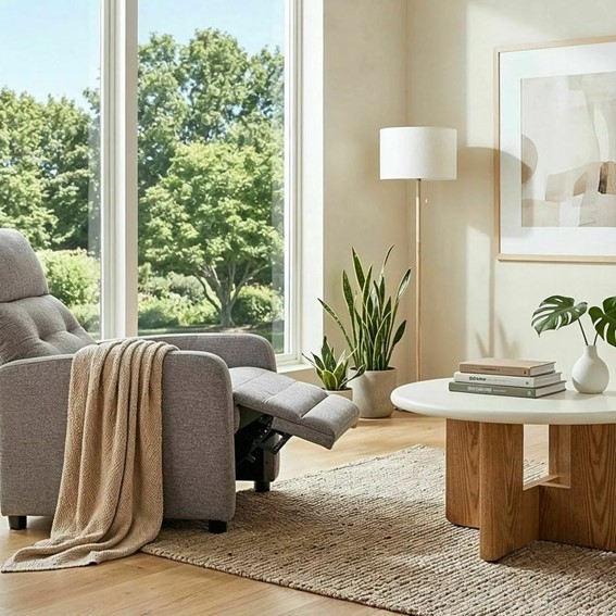 Fotel Rozkładany OTUS RAVEN Szary