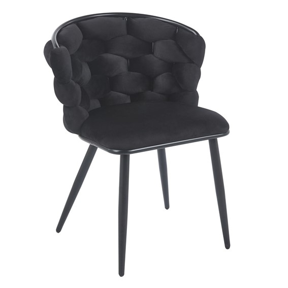 Krzesło Velvet K47-FX (B) Czarny