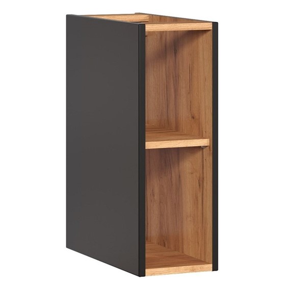 Szafka Niska CAPRI 810 Dąb Złoty Craft / Czarny Mat