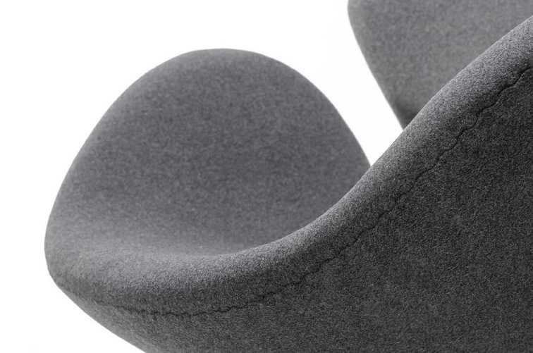 Fotel SWAN Wool Premium Szary
