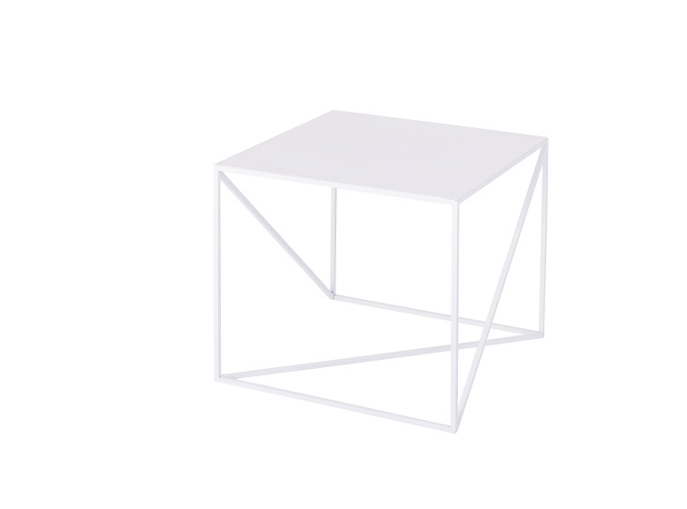 Stolik Memo Metal 50x50x45 Biały