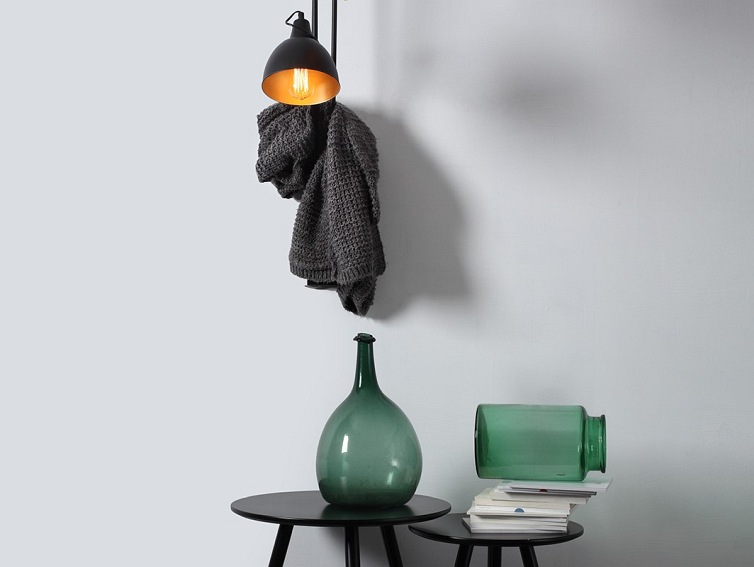 Lampa ścienna COBEN WALL 2 – czarny