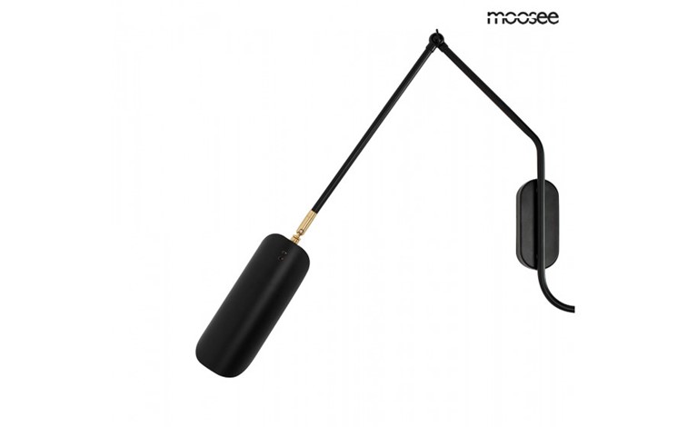 Lampa Ścienna TENTA Czarny