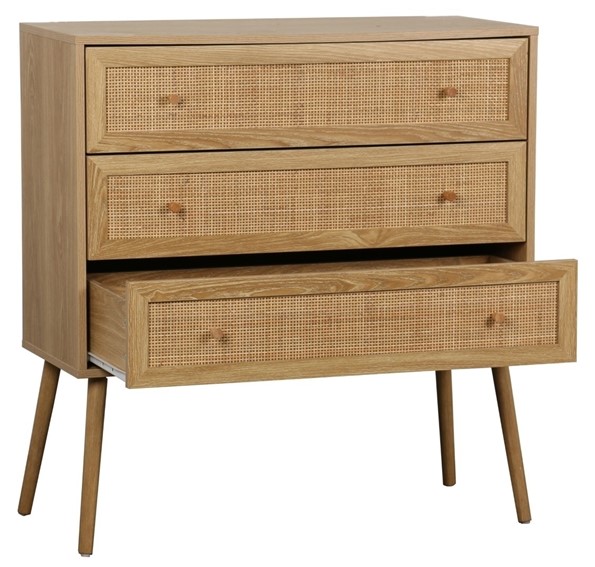 Komoda BALLO 3 Szuflady Naturalny