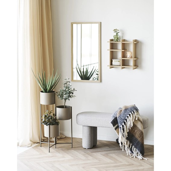 Kwietnik/Stojak na Kwiaty Brązowy