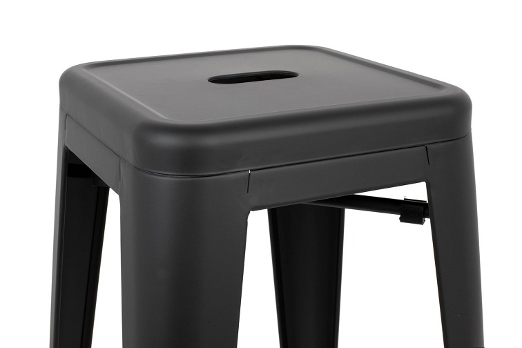 Krzesło Barowe TOWER 76 PARIS Czarny