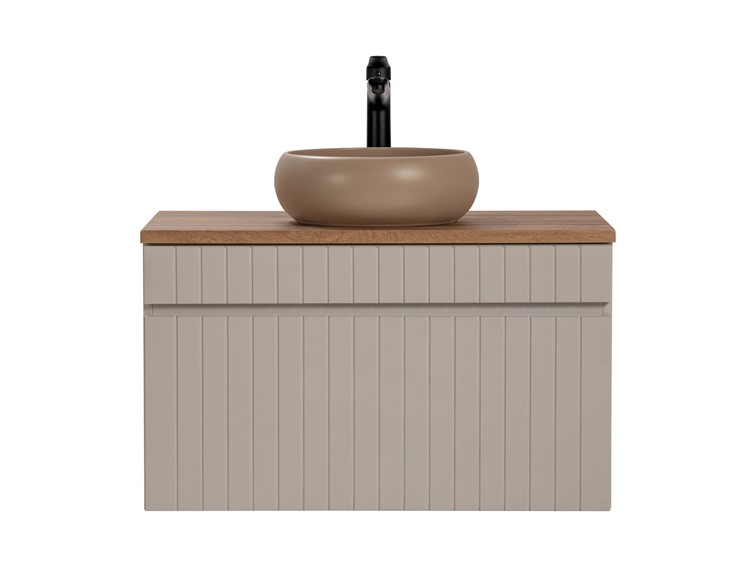 Zestaw ICC B WIKI-MC 80cm (Szafka + Blat+ Umywalka) Kaszmirowy