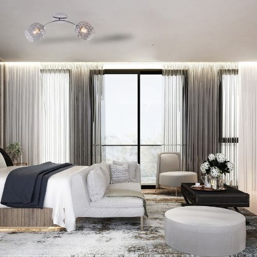 Żyrandol JUDITTA 3 Chromowany