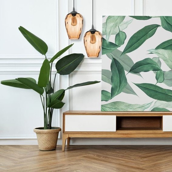 Lampa Wisząca ELURRA 1L Czarny/Brązowy