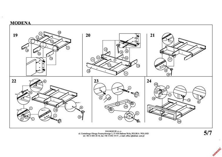 Łóżko z szufladami MODENA 3 160x200 Velvet Zielony
