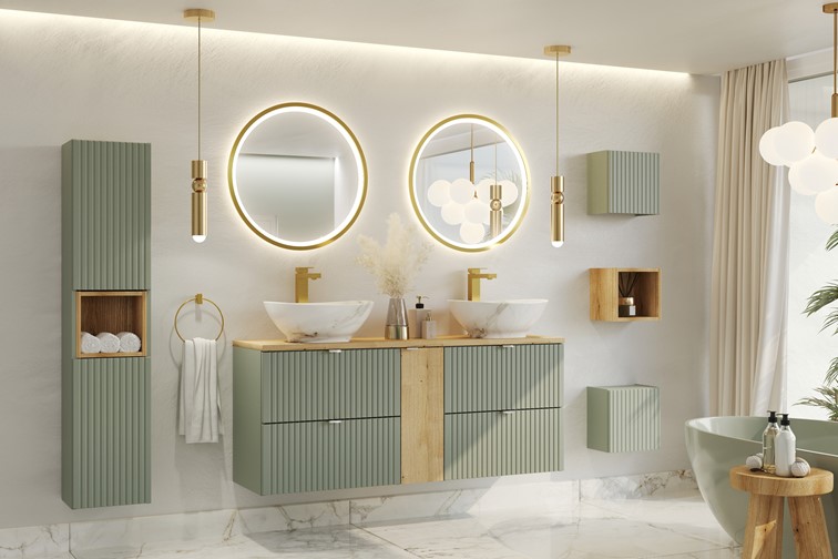 Szafka Pod Blat LINE REED D 80-03-2D Zielony