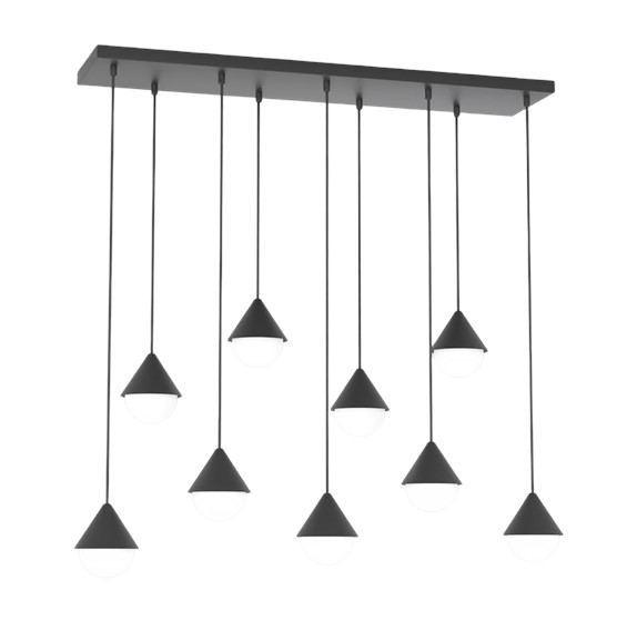 Lampa Wisząca GIRO 9 Czarny