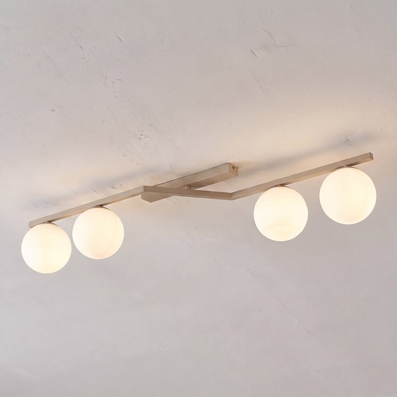 Lampa Sufitowa NATON 4 Beżowy/Opal
