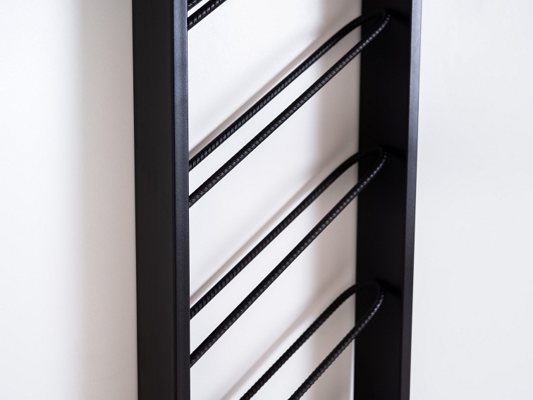 Regał na Wino Porto 35x10x160 Czarny