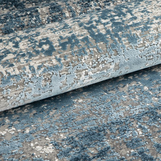 Dywan IMPERIAL Grey Blue Marble 6611 80x150 cm