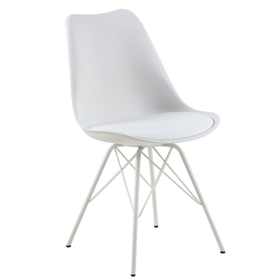 Krzesło ERIS PP Biały/Biały