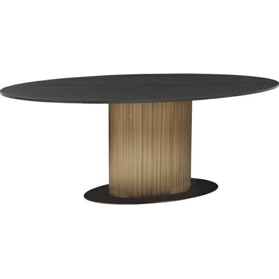 Stół IRONVILLE 235x110 Złoty/Czarny