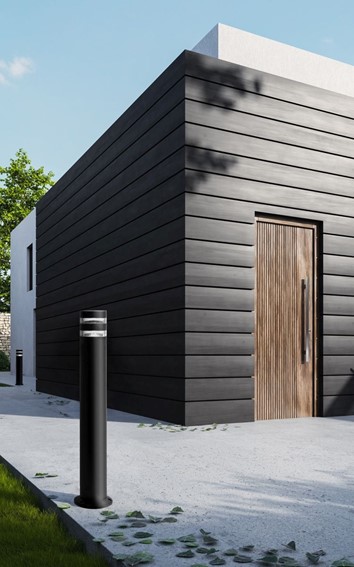 Lampa Zewnętrzna SOLIN K-8206 Czarny