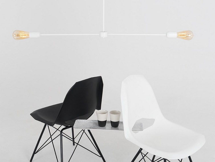 Lampa wisząca TRISO 2 – biały