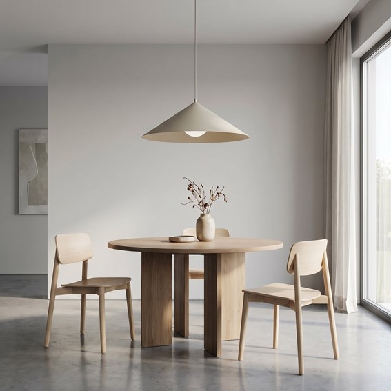 Lampa Wisząca MONO 1L Beżowy/Opal