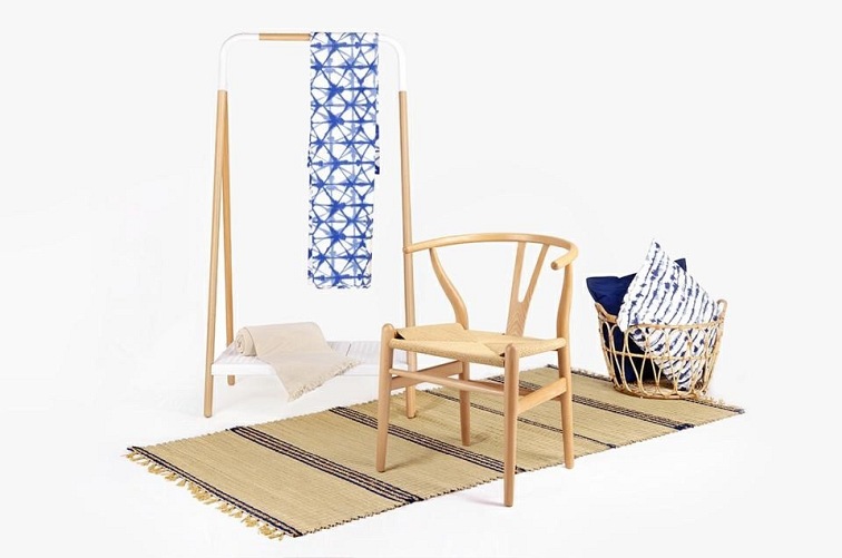 Krzesło WISHBONE NATURAL Buk/Włókna Naturalne