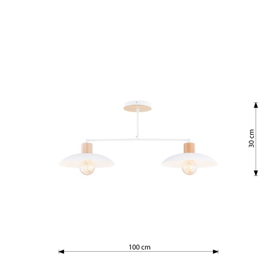 Lampa Sufitowa KOBE 2 Biały