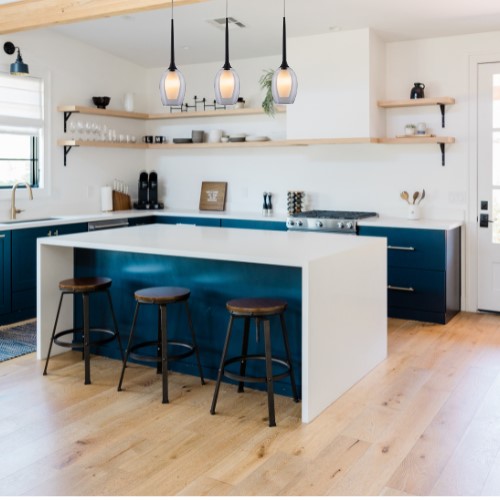 Lampa Wisząca ASTI 3L Clear Czarny