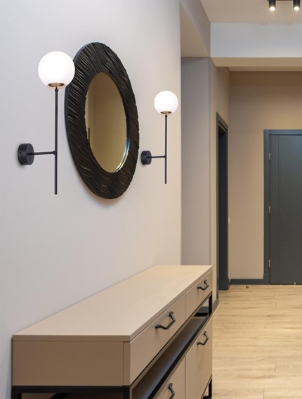 Kinkiet ISLA K-4916 Czarny/Patyna/Biały Matowy