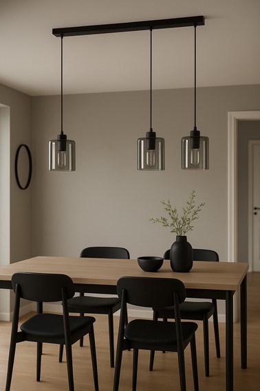 Lampa Wisząca MIRI K-5575 Czarny/Grafitowy