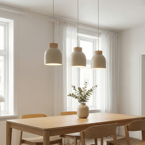 Lampa Wisząca VIGO 3 Beżowy