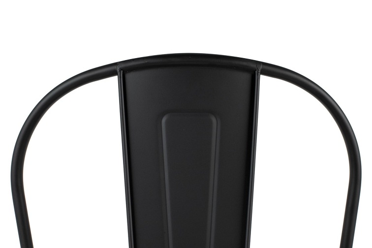 Krzesło Barowe TOWER BIG BACK 76 Czarny