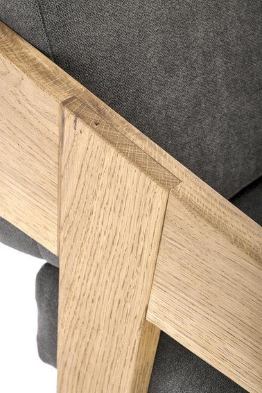 Fotel FREEDOM Dąb Naturalny/Popiel