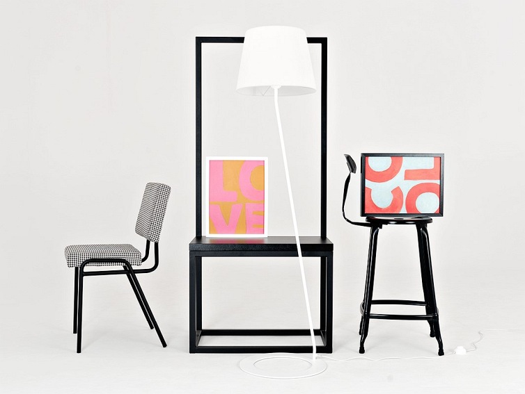 Lampa Podłogowa Shade Floor 35x50x150 Biały