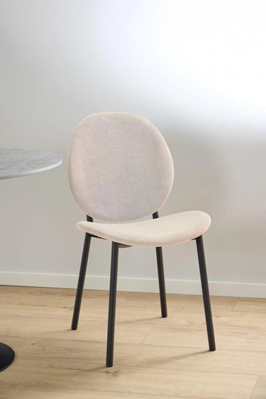 Krzesło CLIFF Beżowy/Czarny