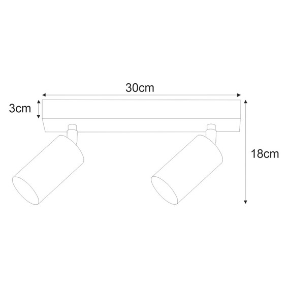 Lampa Sufitowa KAYLA K-4728 Biały