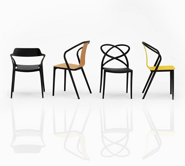 Krzesło Vincent 54x54x89 Żółty