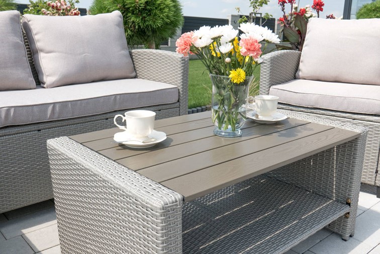 Zestaw Ogrodowy SZTOKHOLM RELAX Szary