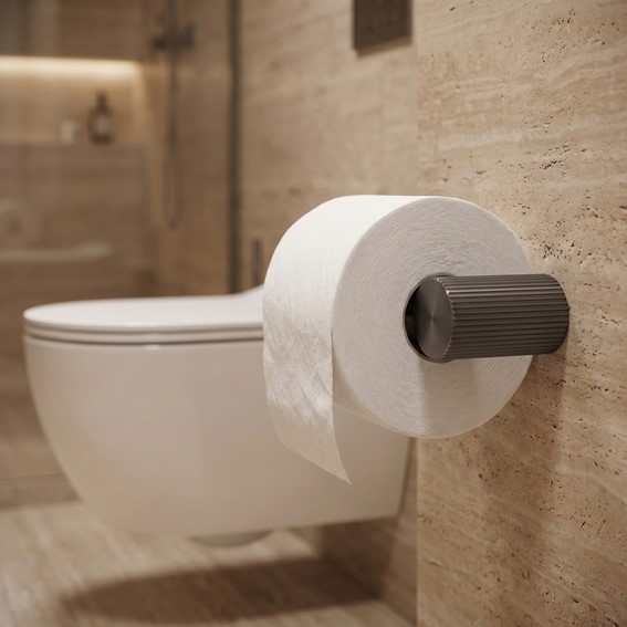 Uchwyt na Papier Toaletowy 64105 SOLO Tytan
