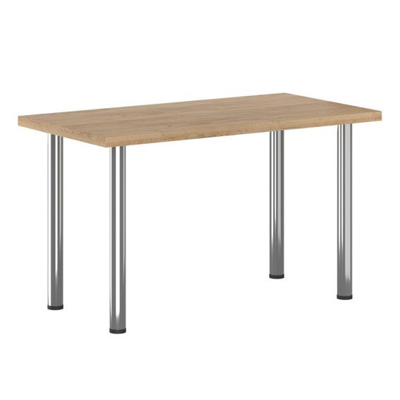 Stół ST(B)-FX 67x128 I Dąb Złoty Craft/Chrom