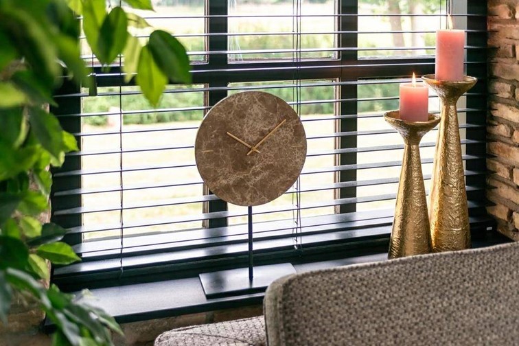 Zegar Stołowy BRETT Brązowy