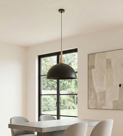 Lampa Wisząca NAUTICA 1L Czarny