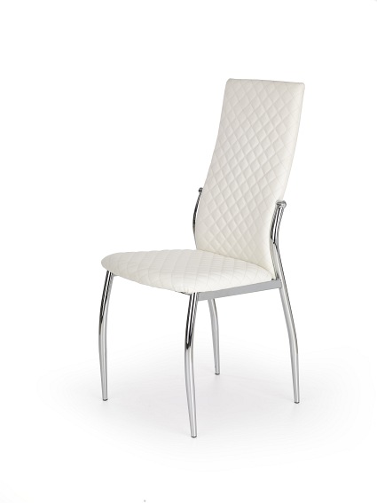 Krzesło K238 Chrom/Biały Ekoskóra