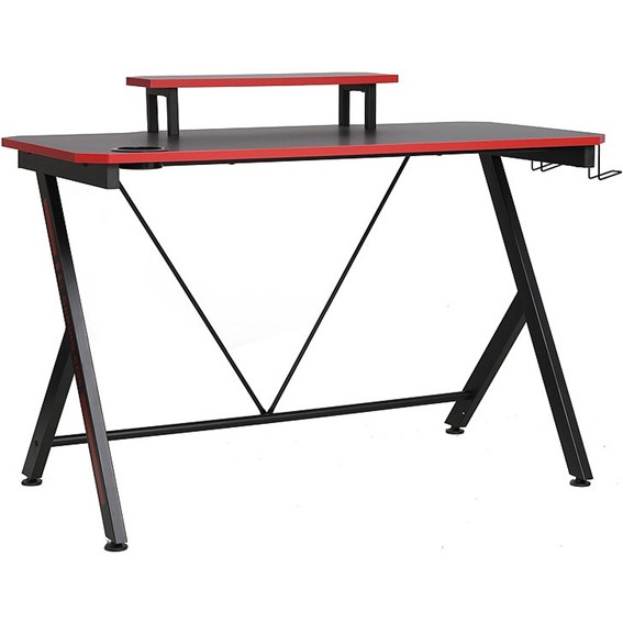 Biurko B-202 Czarny/Czerwony