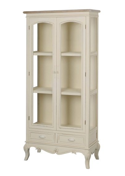 Witryna Rimini 09 35x76x156 Kremowy