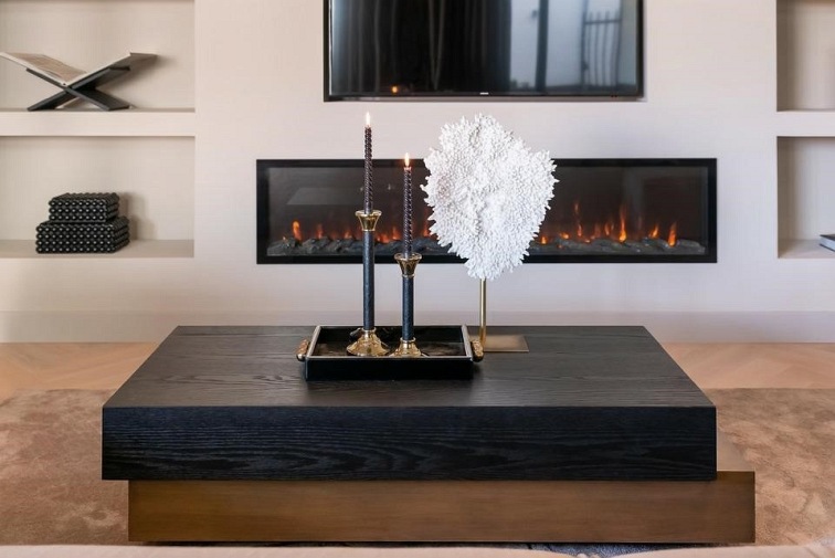 Stolik Kawowy CAMBON Czarny/Naturalny